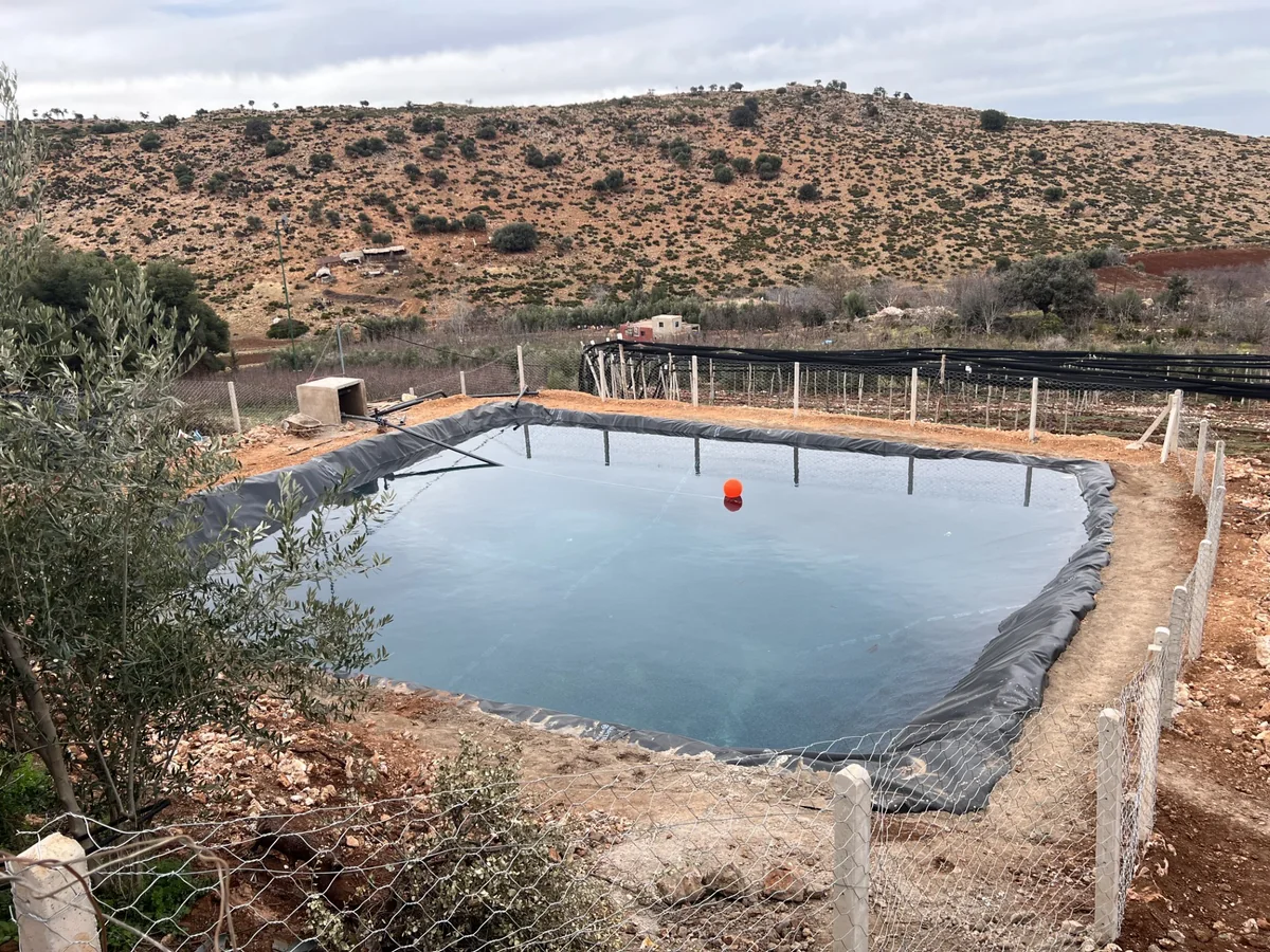 Bassin de stockage HDPE